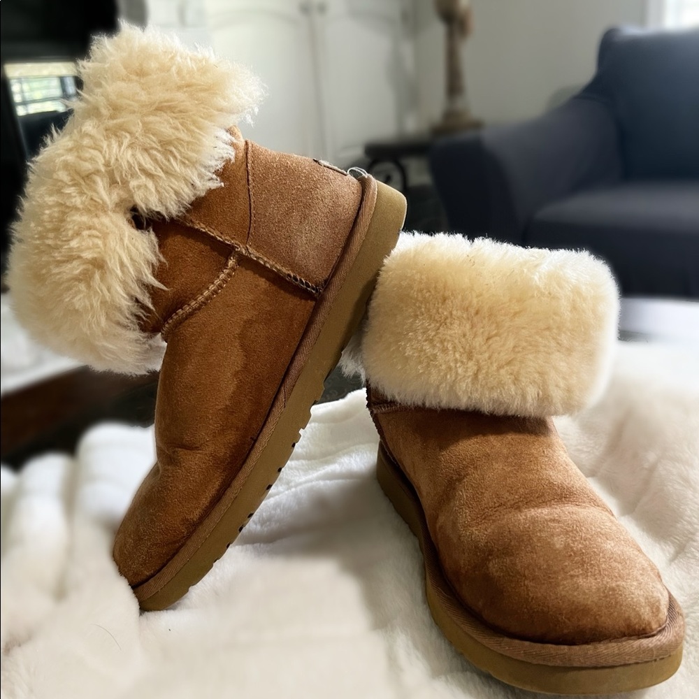 UGG Australia mini fluff boots